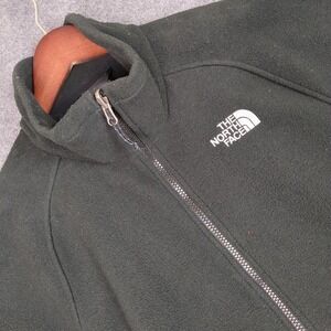 The North Face Fleece Jacket Full Zip Green Mens Size L
